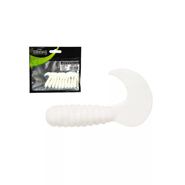 Wizard Harpex Evo White 4cm Měkká nástraha 10ks