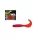 Wizard Harpex Twist Red 5cm Twister 10ks
