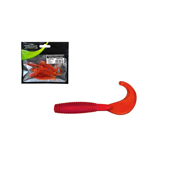 Wizard Harpex Twist Red 5cm Twister 10ks