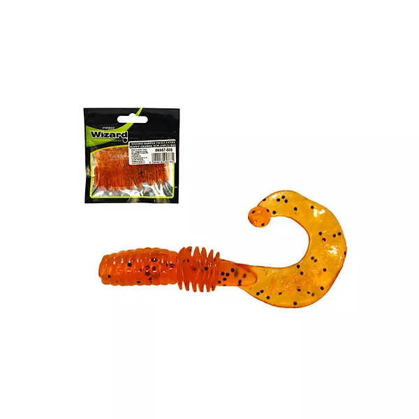 Wizard Harpex Twist Extra Poppy-Orange 5cm Umělá Nástraha 10ks