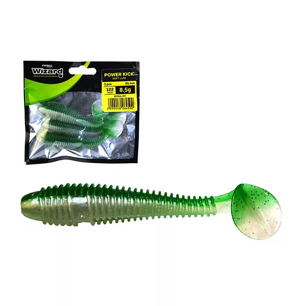 Wizard Power Kick 112 9,5cm Plastová nástraha 3ks