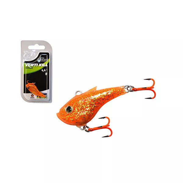 Wizard Strike+ Verti Kill Pike Orange 4,4cm 8gr Vertikální nástraha