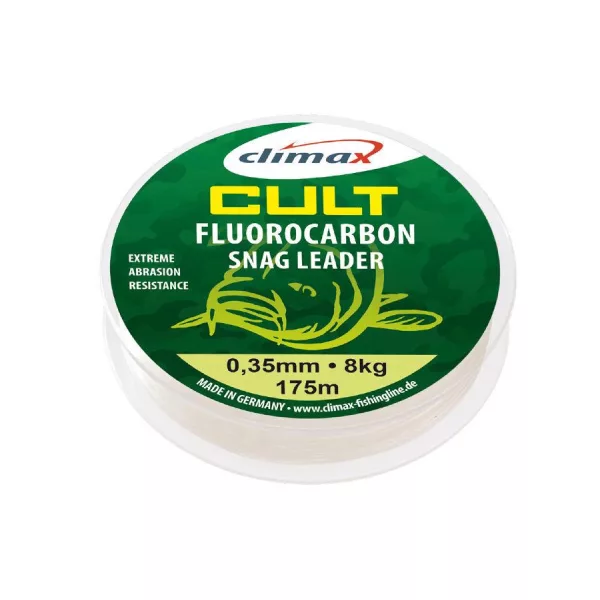 Climax Cult Carp Fluorocarbon Snag Leader 50m 0,60mm 40lb Fluorocarbon návazcová šňůra