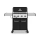 Broil King Baron 440 Plynový gril 65,2x44,4cm Černý