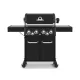 Broil King Baron 490 Shadow Plynový Gril 65,2x44,4cm Černý