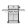 Broil King Baron S 490 IR Plynový gril 65,2x44,4cm Šedý