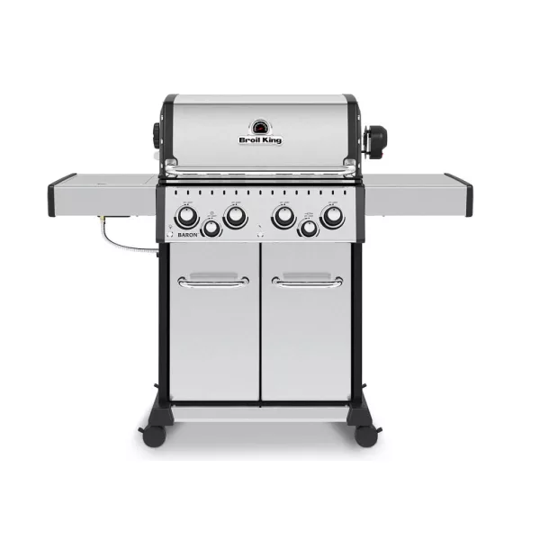 Broil King Baron S 490 IR Plynový gril 65,2x44,4cm Šedý