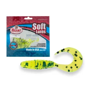 Manns Twister 2,5cm Modré třpytkové plastové nástrahy