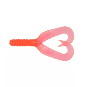   Manns Bait Co. Ltd Dvouocasý Twister Twister Japanese Red 101mm - 8ks