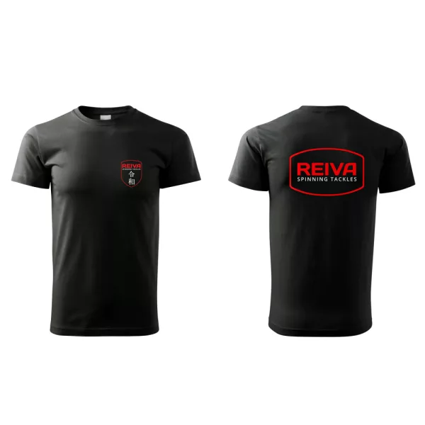 Reiva Tričko Černé 2XL