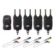 Delphin OPTIMO 9V Sada signalizátorů záběru 4+1 + CSW II Swinger + Snag