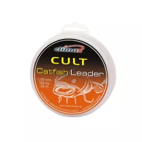   Climax Cult Catfish Havy Braid Leader 20m 1,00mm 100kg Grey Sumcový pletený návazcový vlasec