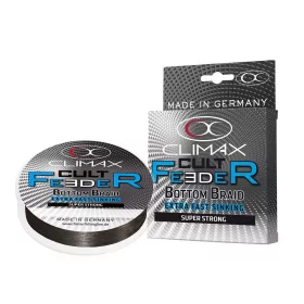   Climax Cult Feeder Bottom Braid 110m 0,24mm 11,8kg Dark Grey Pletený kmenový vlasec