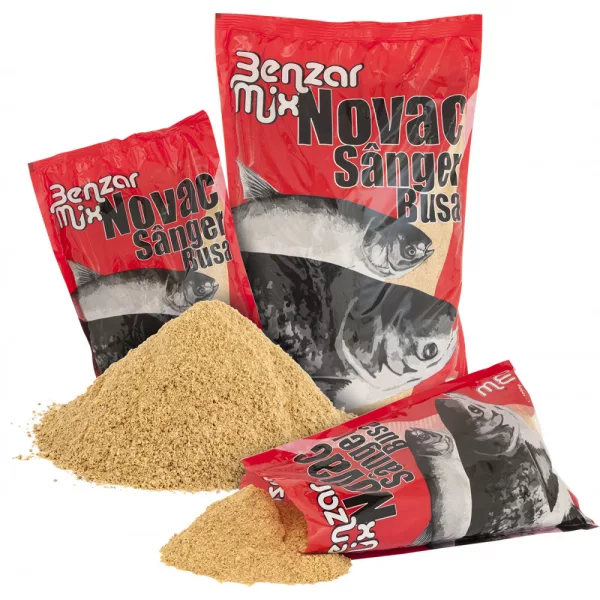 Benzár Mix Novac Sanger Tolstolobik Bez Rybí Moučky Feeder Krmivo 1kg