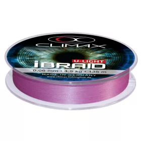   Climax iBraid U-Light Fluo Purple 135m 0,08mm 6,0kg pletená hlavní šňůra