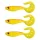 Nevis Twister Shad Vantage 9cm 6,56gr 3ks/balení /žluto-červená/ Plastová nástraha