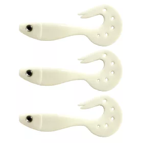   Nevis Twister Shad Vantage 9cm 6,56gr 3ks/bal /bílá/ Plastová nástraha
