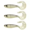 Nevis Twister Shad Vantage 9cm 6,56gr 3ks/bal /stříbrná-černá/ Plastová nástraha