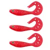 Nevis Twister Shad Vantage 9cm 6,56gr 3ks/bal /červená-třpytka/ Plastová nástraha