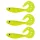 Nevis Twister Shad Vantage 9cm 6,56gr 3ks/balení /žlutá-třpytka/ Plastová nástraha