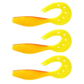  Nevis Twister Shad 11cm 10,76gr 3 ks/bal (Červeno-žlutá) Plastová nástraha