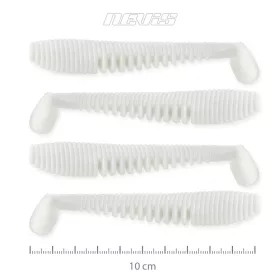   Nevis Impulse Shad 10cm 6,92gr 4ks/balení Bílá Plastová nástraha