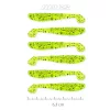Nevis Impulse Shad 6,3cm 1,77gr 6ks/balení Fluo Zelené Třpytivé Plastové návnady