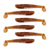 Nevis Impulse Shad 6,3cm 1,77gr 6ks/balení Hnědé Třpytivé Plastové návnady