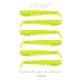 Nevis Impulse Shad 6,3cm 1,77gr 6ks/balení Fluo Zelené Plastové návnady