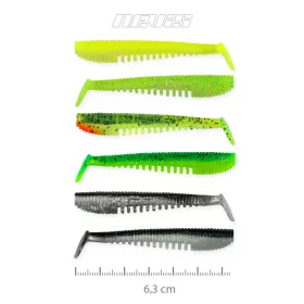   Nevis Impulse Shad 6,3cm 1,77gr 6ks/balení 6barev Plastové návnady