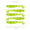 Nevis Impulse Shad 7,5cm 3,05gr 5ks/balení Fluo Zelené Třpytivé Plastové návnady
