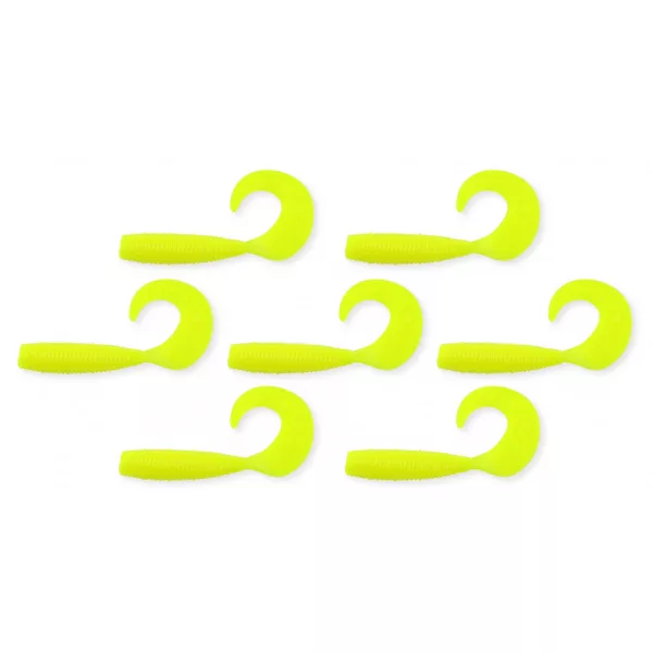 Nevis Twister 6cm 2,54gr 7ks/balení Žluté Plastové návnady