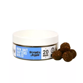   The Big One Hook Bait Wafters Boilie Scopex Squid 20mm Vařené Návnadové Boilie 150gr