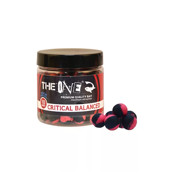 The One Critical Balanced Hookbait Jahoda-Mušle 10mm Černo-růžová Odlehčená nástraha na háček 50gr
