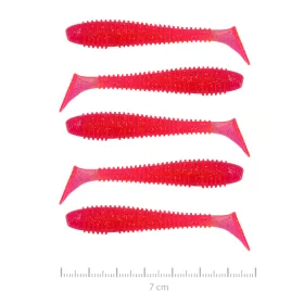   Nevis Vantage Swinger 7cm 2,96gr 5ks/bal. Růžová Třpytka Plastová nástraha