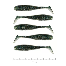   Nevis Vantage Swinger 7cm 2,96gr 5ks/bal. Modro-Zlatá Třpytka Plastová nástraha