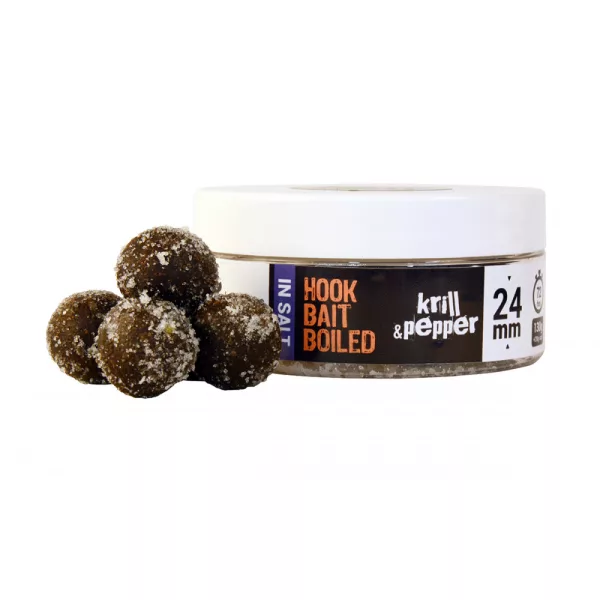 The Big One Hook Bait In Salt Krill&Pepper 24mm Solené boilie na háček