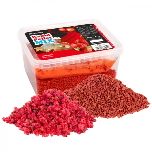 Benzar Rapid Pellet Mix 1200Gr Jahoda