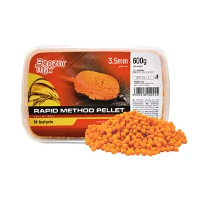   Benzár Mix Rapid Method Pellet 3,5mm Máslová kyselina Pellet Box 600gr