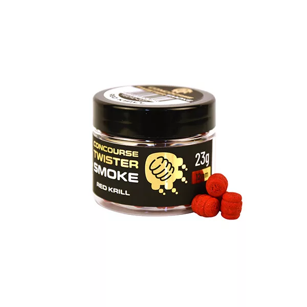 Benzár Concourse Twister Smoke Red Krill 12mm Nástraha na háček 23gr