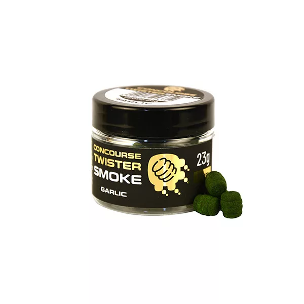 Benzár Concourse Twister Smoke Česnek 12mm Nástraha na háček 23gr