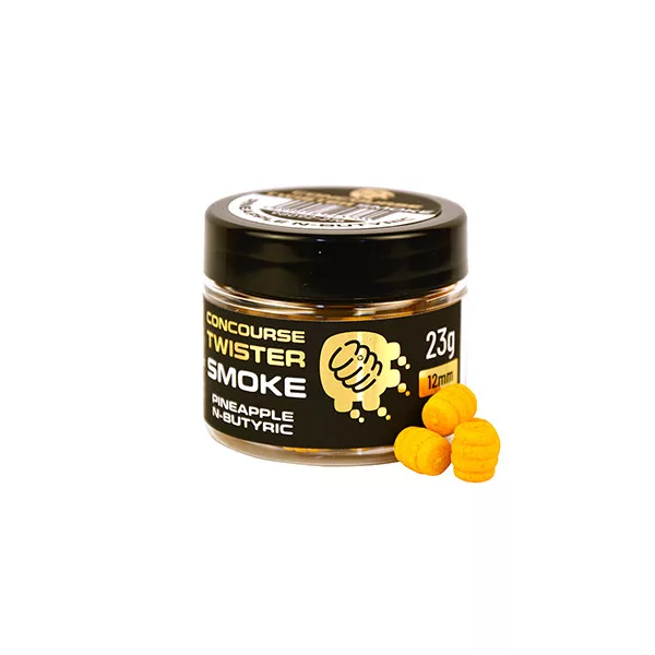 Benzár Concourse Twister Smoke Ananas-Kyselina Máselná 12mm Návnada na háček 23gr