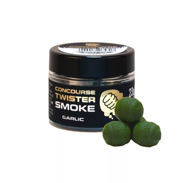 Benzár Concourse Twister Smoke Česnek 8mm Nástraha na háček 23gr