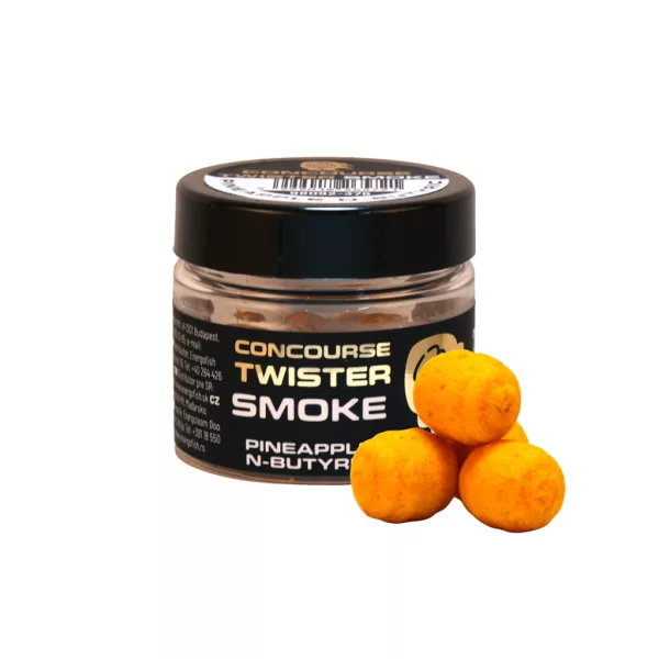 Benzár Concourse Twister Smoke Ananas-Kyselina máselná 8mm Nástraha na háček 23gr