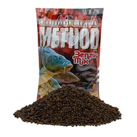   BENZÁR MIX COMMERCIAL PELLET MIX ČERNO-HNĚDÁ 800 GR - S rybí moučkou