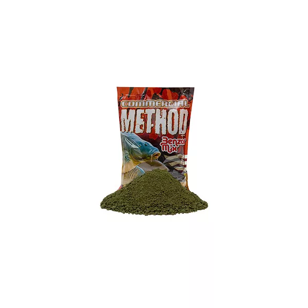 BENZÁR MIX COMMERCIAL KRMIVO GREEN BETAINE TMAVĚ ZELENÉ 800gr - S rybí moučkou