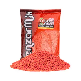 Benzar Fluo Turbo Pellet Jahoda-Sépie 3mm 800g