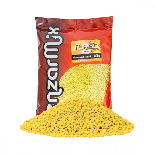 Benzar Fluo Turbo Pellet Ananas-Máselná kyselina 3mm 800g
