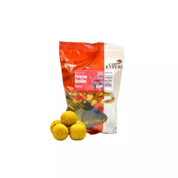 Carp Expert Smart Prime Boilie Med 20mm Krmná Bojle 800gr