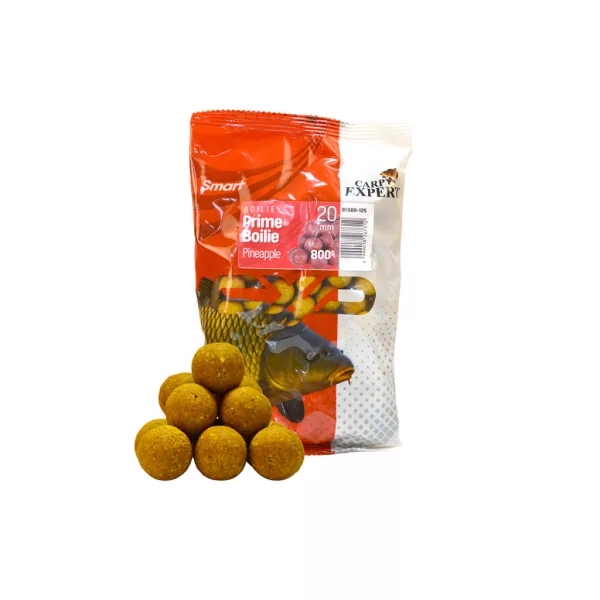 Carp Expert Smart Prime Boilie Ananas 20mm Krmná Bojle 800gr